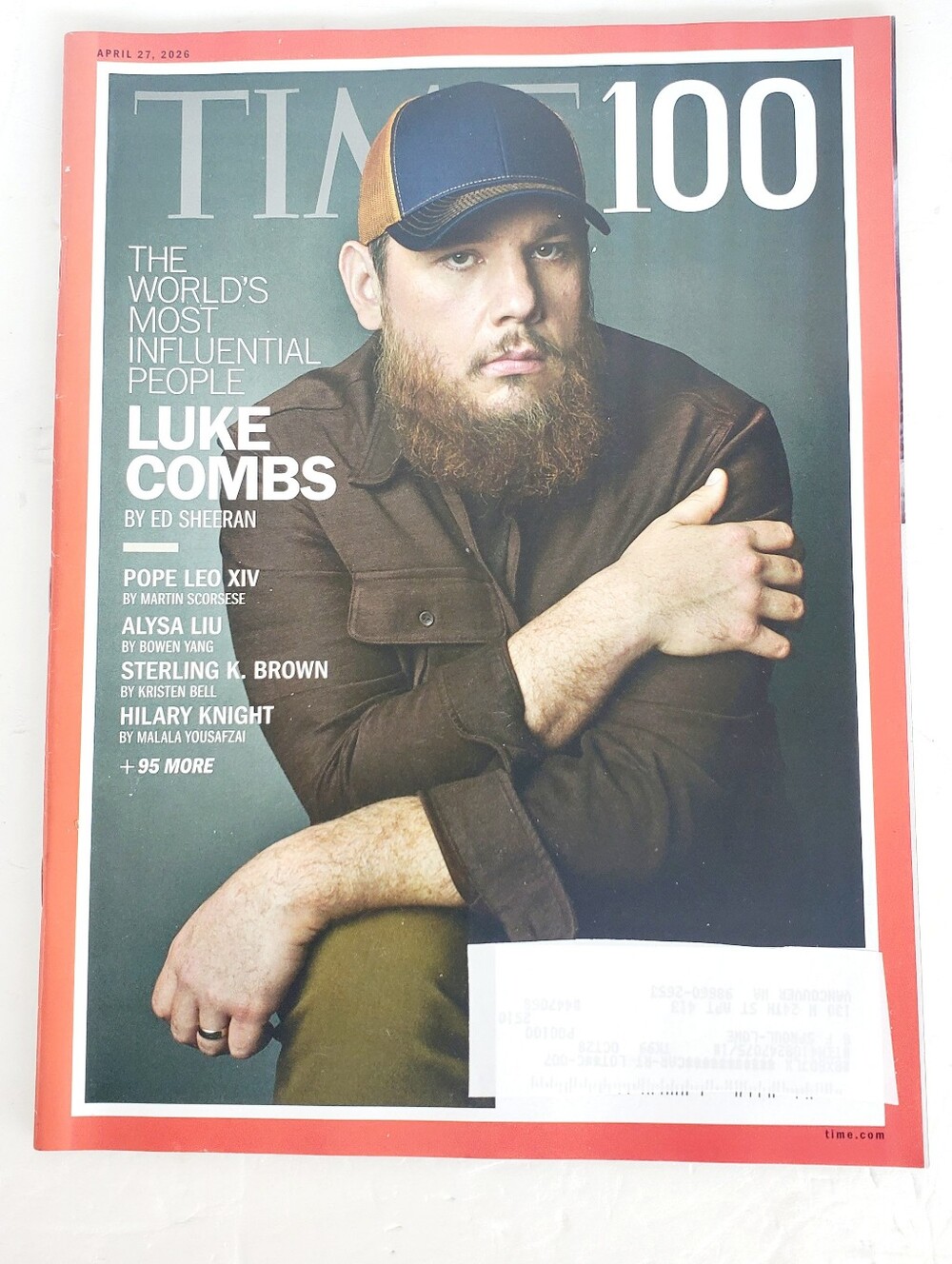 Time Magazine April 27, 2026: The World's Most Influential People Luke Combs